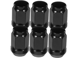 Conjunto de 10 Porcas Sextavada Cromadas Resistentes à Corrosão Para Proteção Das Rodas.