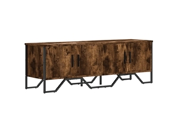 Móbile de TV MAISON EXCLUSIVE em Carvalho Defumado, feito com derivados de madeira (122x34x41 cm)
