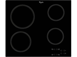 Placa de Vitrocerâmica WHIRLPOOL AKT 801/NE (Elétrica - 58 cm - Preto)