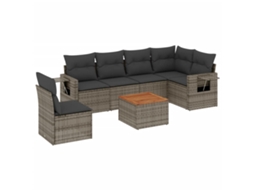 Garden Sofa Set, Garden Sofa Sets Vidaxl Cinzeto Rattan / Vime (n/a)
