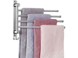 Suporte Giratório Para Toalhas Com 4 Braços, 24cm De Comprimento, Em Aço Inoxidável 304, Ideal Para Banheiro E Cozinha