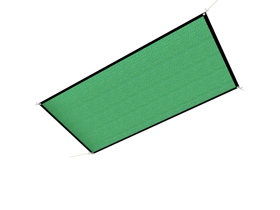 Rede de Sombra UV Resistente 2x4m Cobertura Jardim Toldo Veleiro para Exterior Pátio Quintal