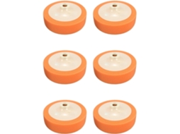 Esponja De Polimento Automotivo 150 Mm, Pacote Com 6 Unidades Para