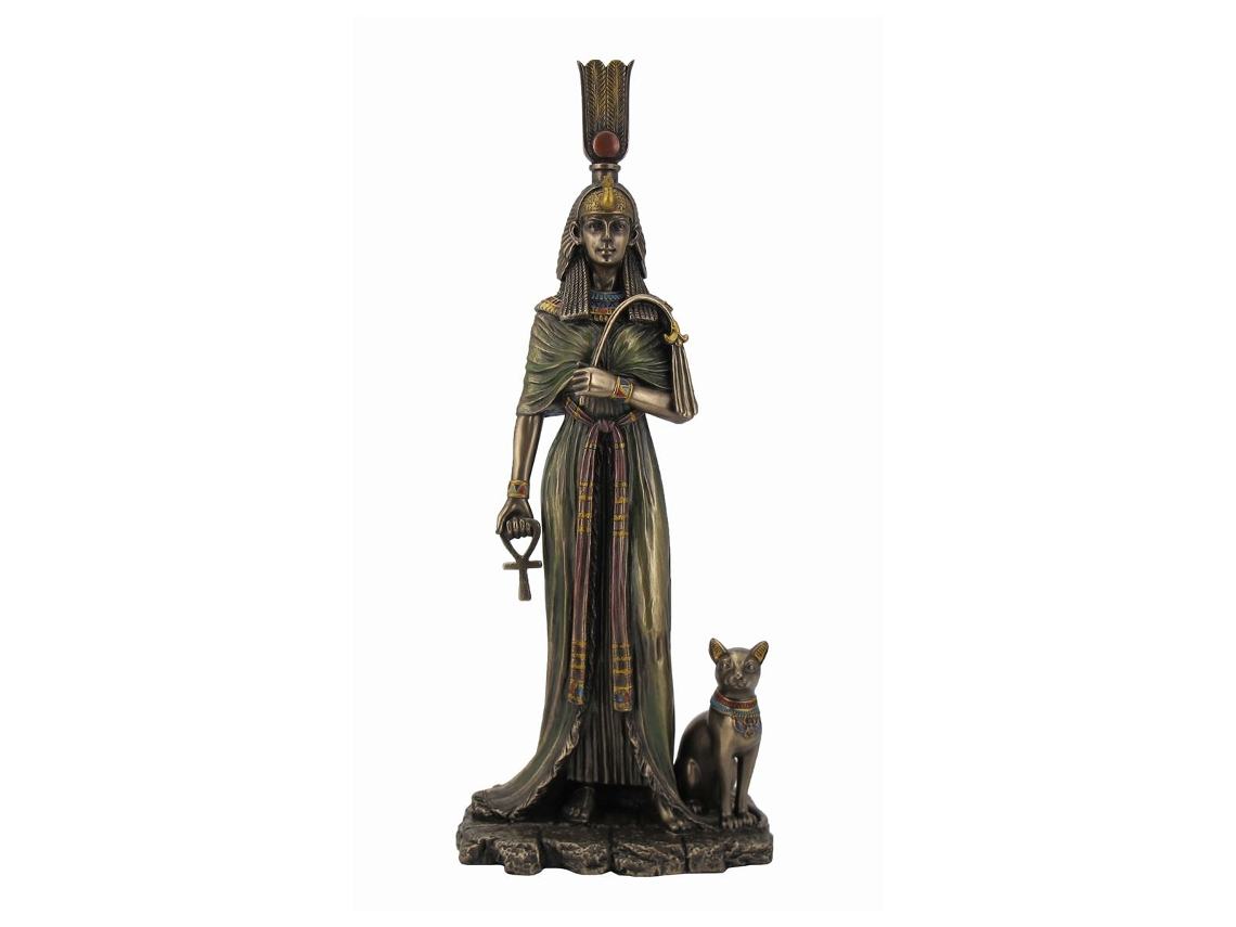 Figura Decorativa BY SIGRIS Rainha-Nefertitis egípcia
