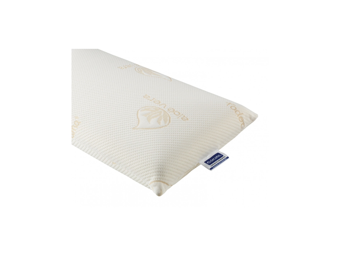 Travesseiro Viscoelástico Hipoalergênico TODOCAMA Antibacteriano, Antiácaros e Antialérgico Firmeza Média-Alta 75x36 cm