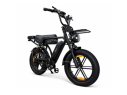 Bicicleta Elétrica PIXAR M9 com Suspensão Total e Bateria Dupla de 48v 35ah.