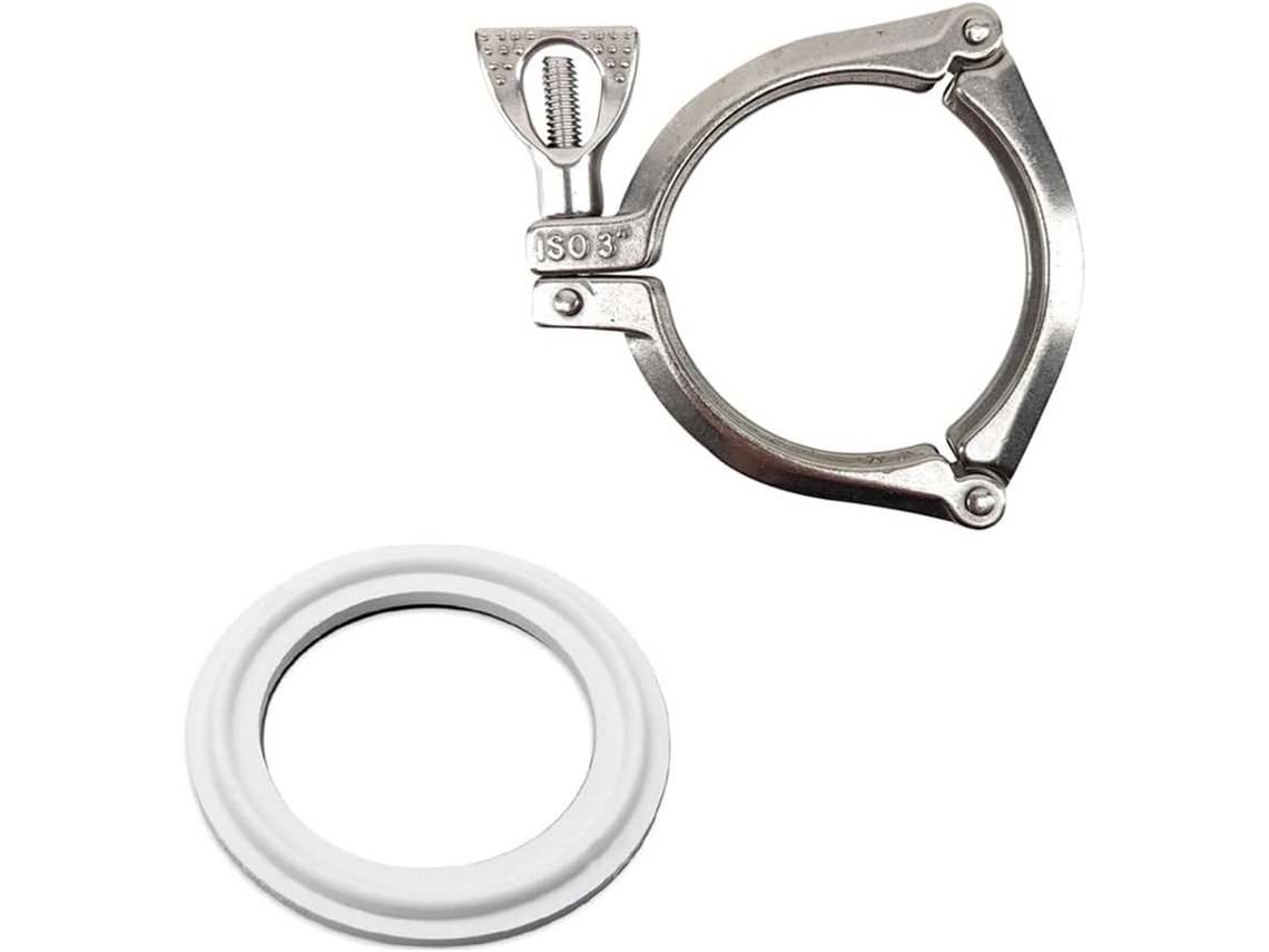 Ponteira Tri-clamp De 3 Polegadas Em Aço Inoxidável, Versátil