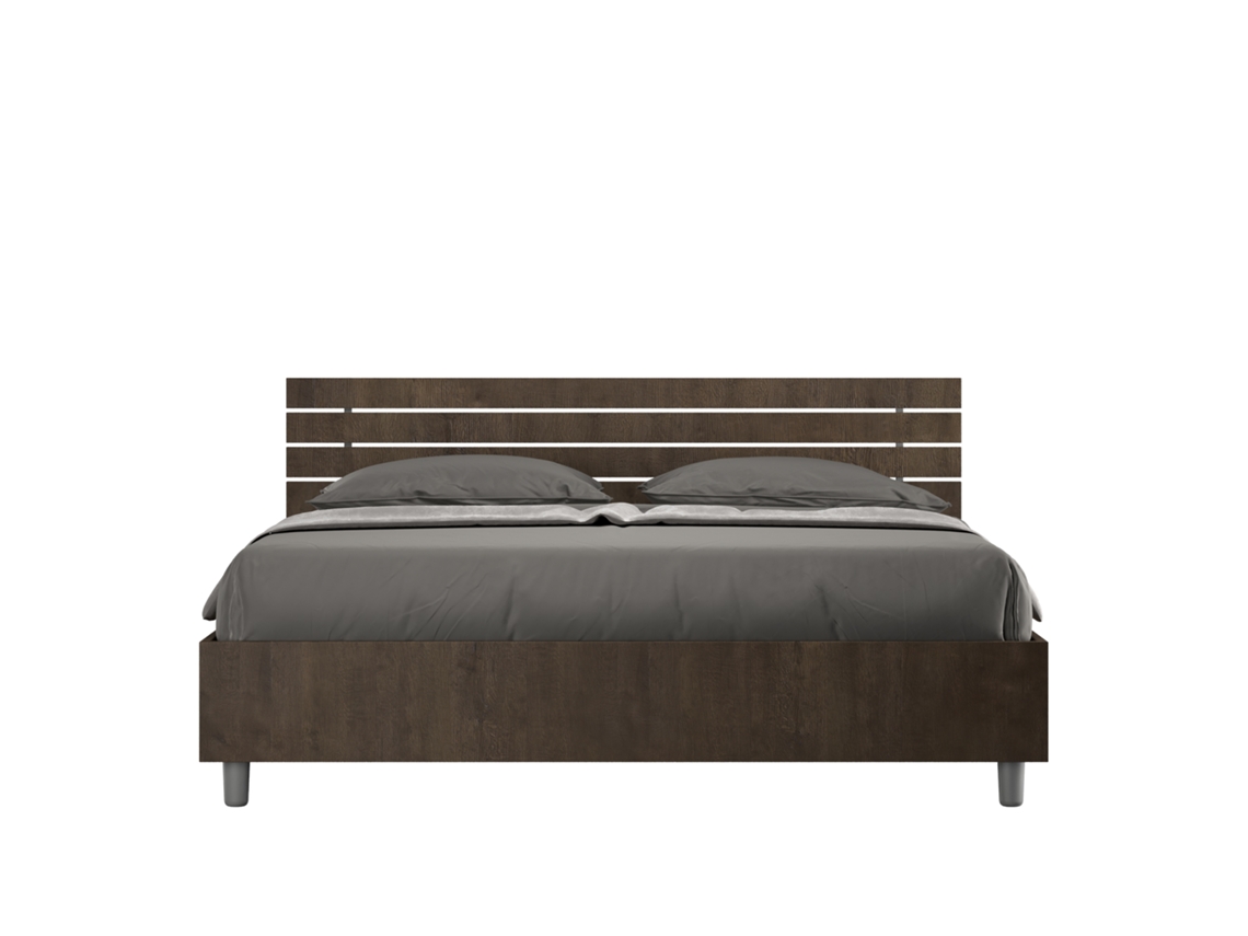 Estrado Sem Reta Ripas ITYHOME Castanho (220x50x55cm)