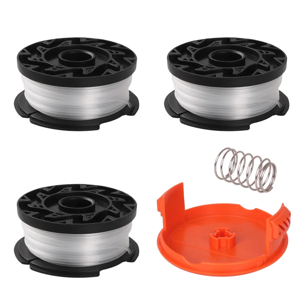 Compatível com Black+decker Af 100 Eater, para Ferramentas de Jardim Sem, Kit com 3 Carretéis de Fio para Aparador de Grama AQUAFORGE