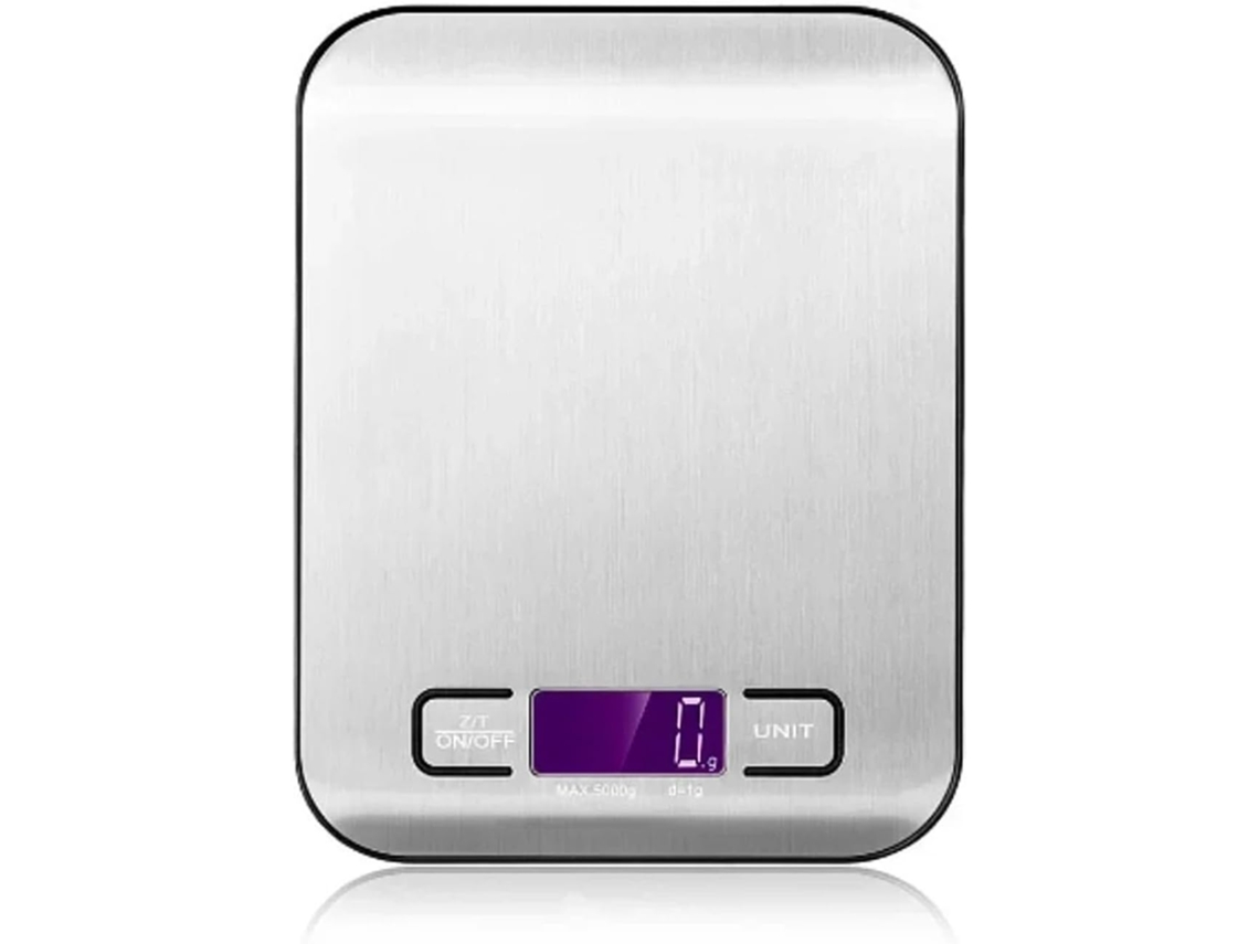 Balança De Cozinha Digital 5kg Ou 10kg, Em Aço Inoxidável, Medir Gramas E Onças – Ideal Cozinhar Assar Preta, 5kg