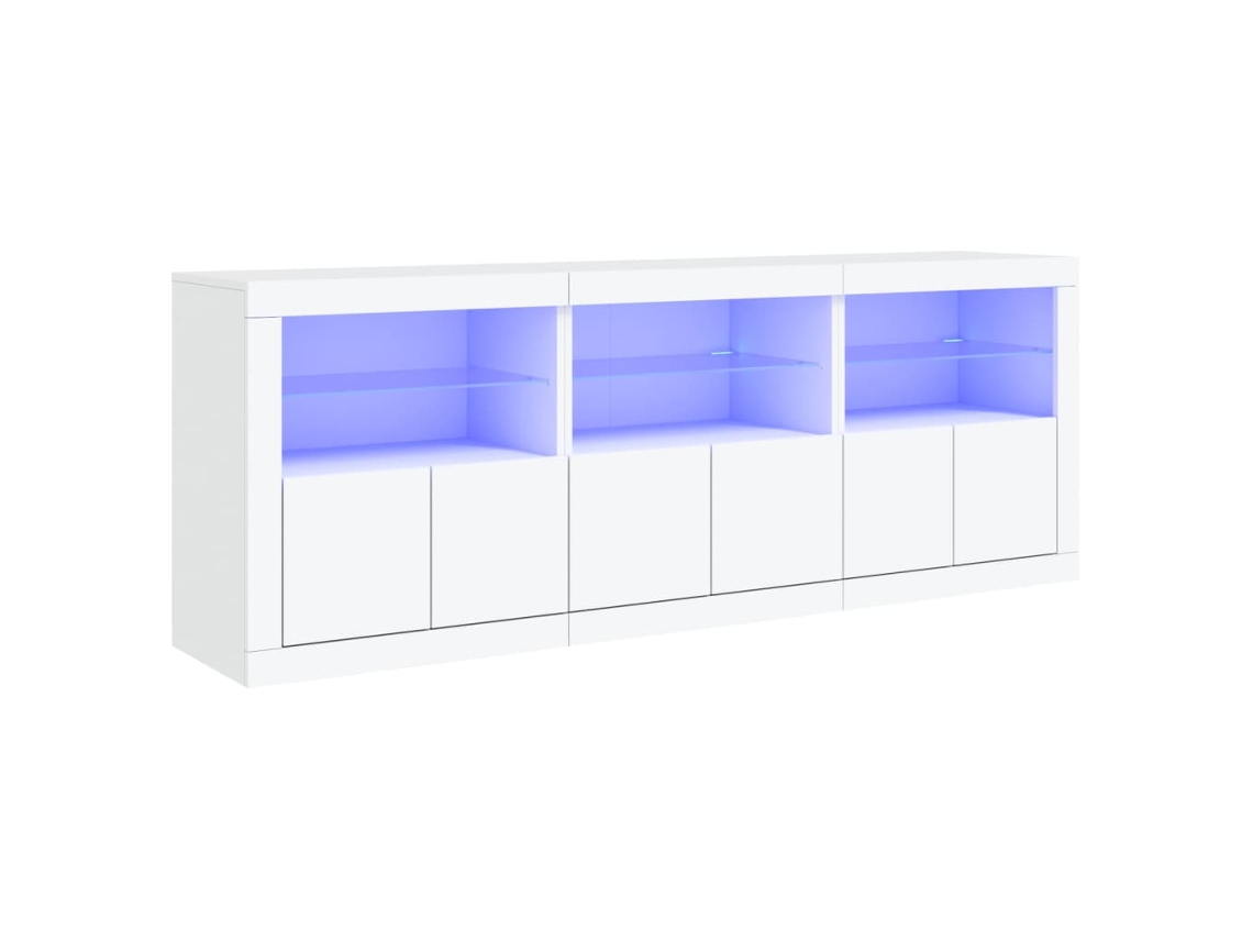 Sideboard, Sideboards Vidaxl Branco Madeira Processada (n/a)