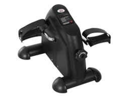 Mini Bicicleta Estática Tpr Pp Roda De Ferro Fundido Cor Preto 39x40x31 Cm Homcom