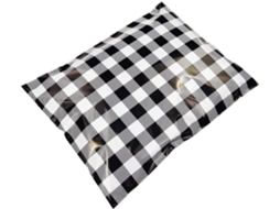 Pacote de envio de bolso, estampado com 100 peças, quadriculado em preto e branco, prático, para envio por correio, envelopes de polietileno impressos.