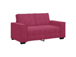 2-seater Sofa, 2-seater Sofas Vidaxl Vermelho Veludo (n/a)