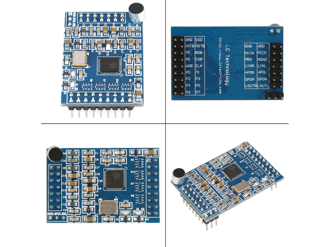 Laxiscreed Ld3320 Modulo De Reconhecimento De Voz Automático Com Microfone Para E-commerce