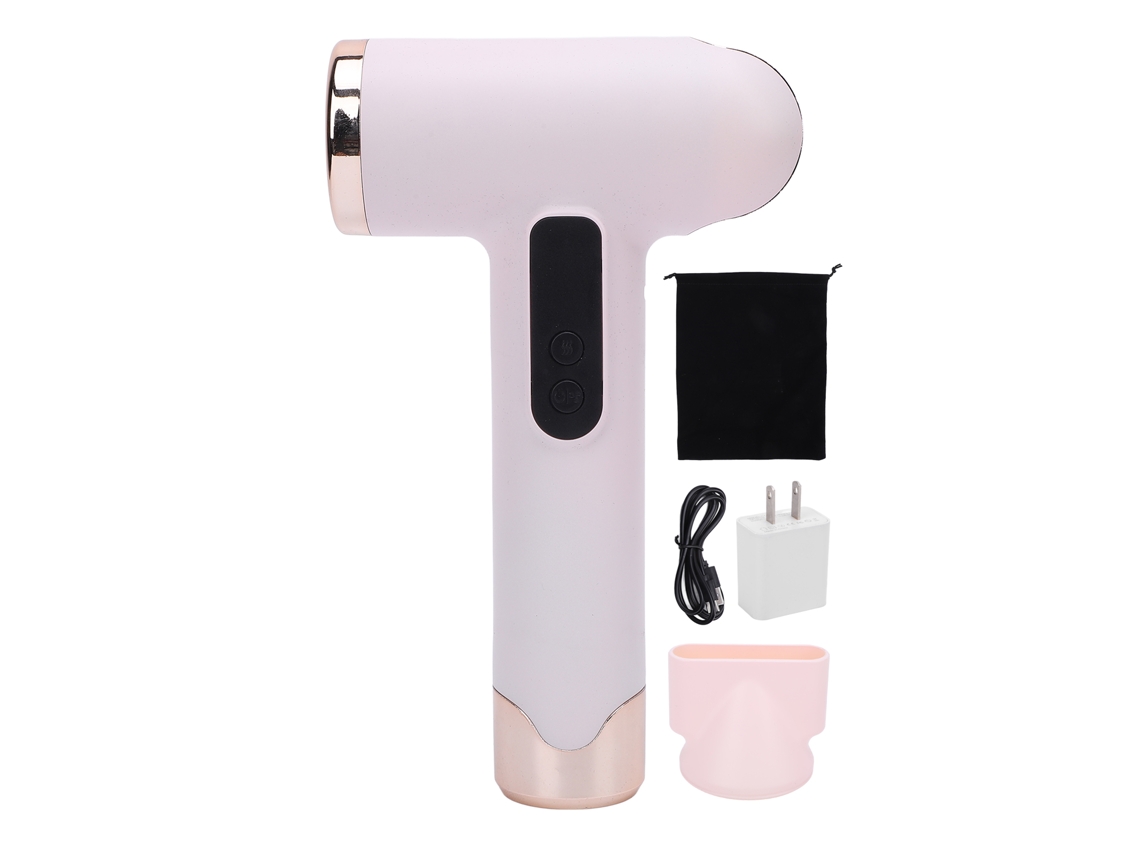 Secador de cabelo portátil sem fio de 100000 rpm, 200 W, recarregável por USB, 15000 mAh, baixo ruído, para viagens e quartos | S/MARCA