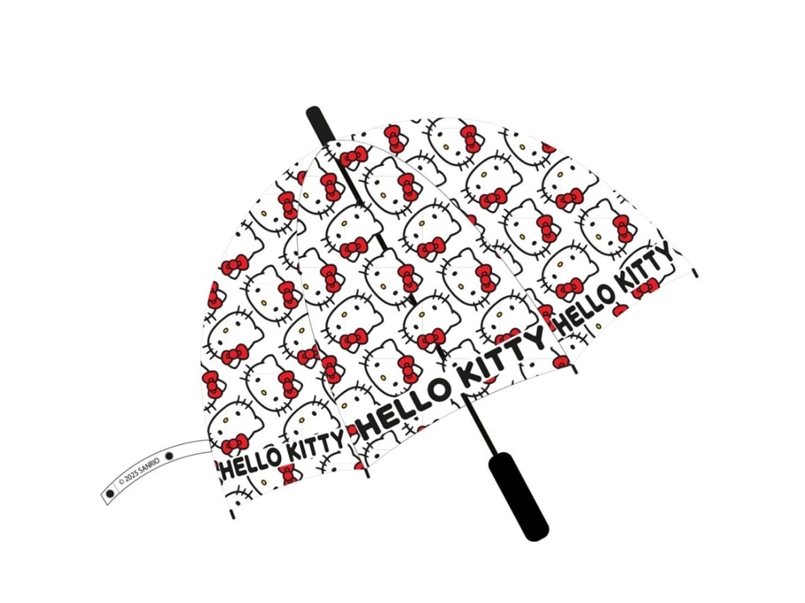 Menina Com Guarda-chuva E Rostos Da Hello Kitty, 75 Cm 86887