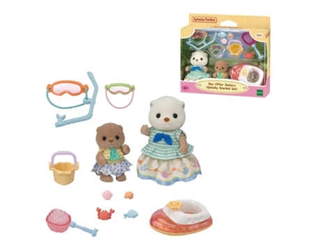 Conjunto de irmãs Sylvanian Sea Otter