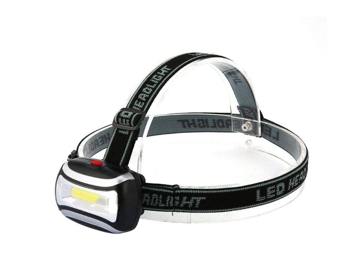 Farol Poderoso Usb Farol Led Cabeça Lâmpada Cabeça Lanterna Tocha Lanterna Com Carregador De Baterias Yizhood (preto)