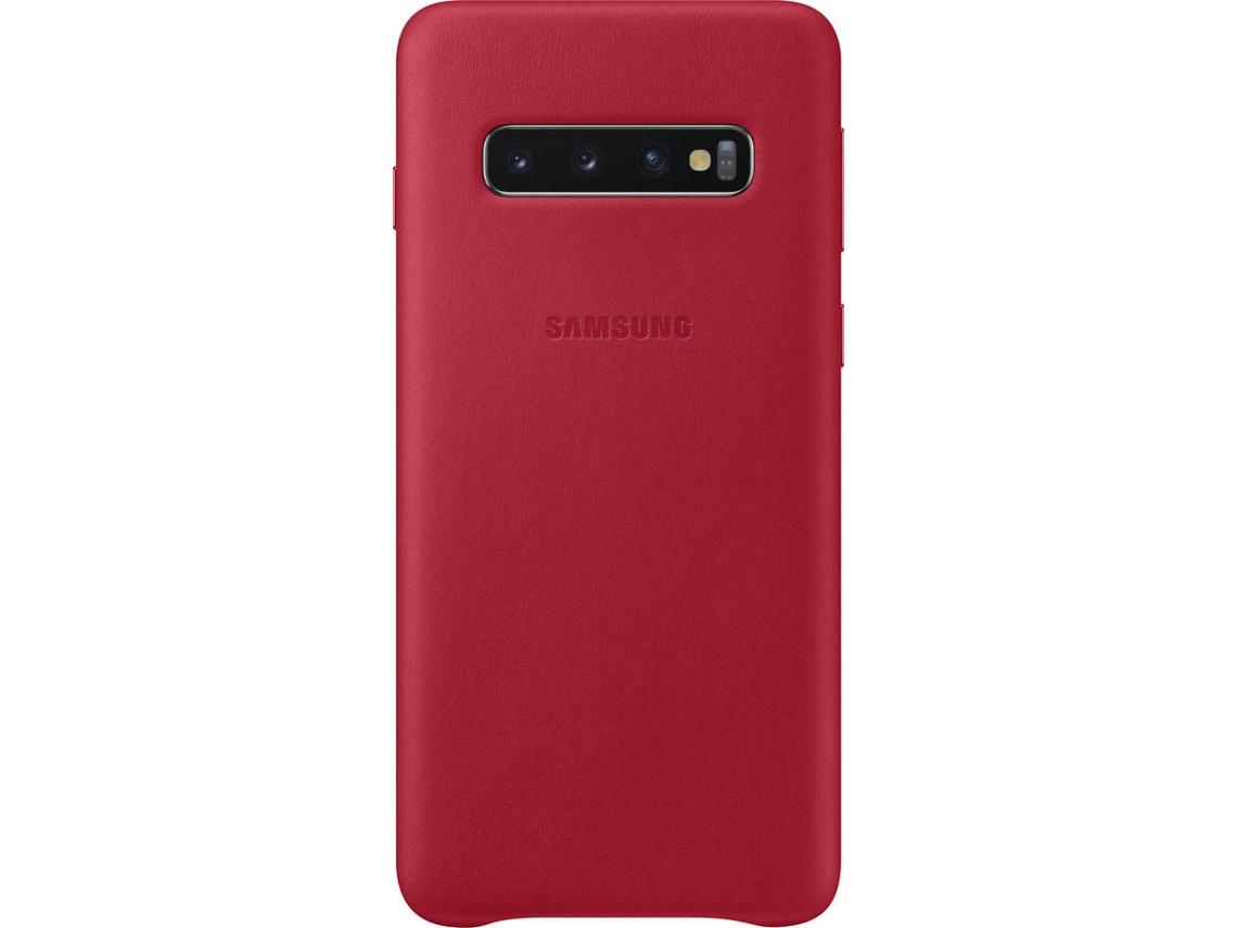 Capa SAMSUNG Galaxy S10 Leather Cover Vermelho