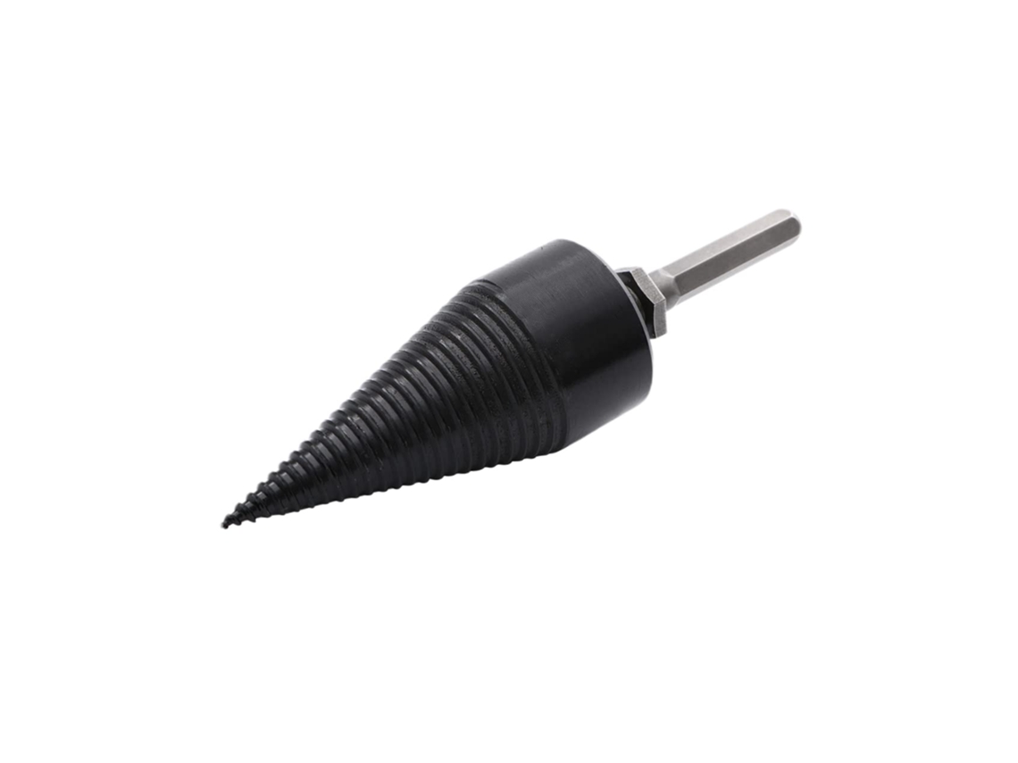 Broca Para Rachar Lenha Com Cabo Hexagonal De Aço.
