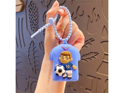 Chaveiro camisola jogador França nº10 Copa 2026, colecionável, pendente silicone, STELASPLEN