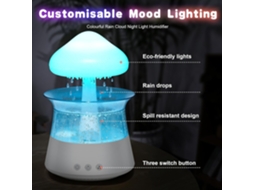 Humidificador de Nuvens de Chuva, 7 Cores de Luzes, ZYBLSSBB (b)