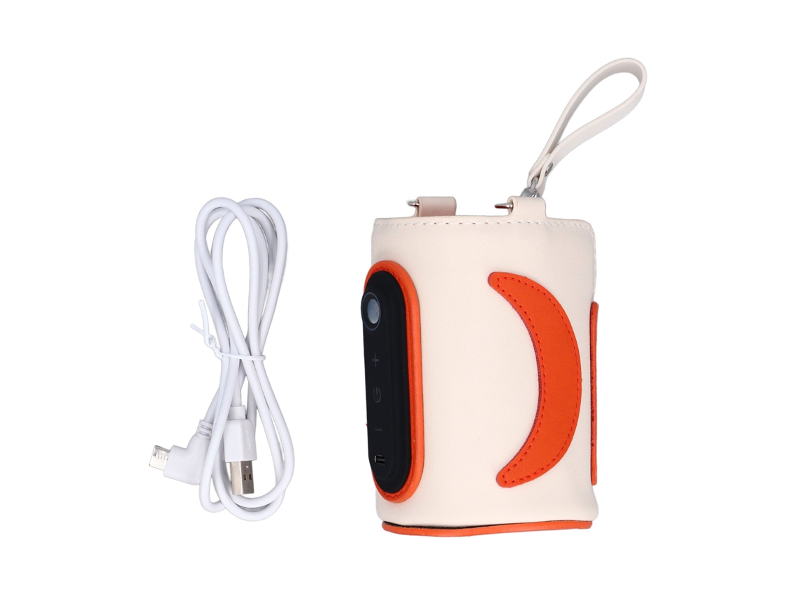 Aquecedor Portátil de Garrafas Usb com 26 Níveis de Temperatura Ajustável para Viagens e Casa