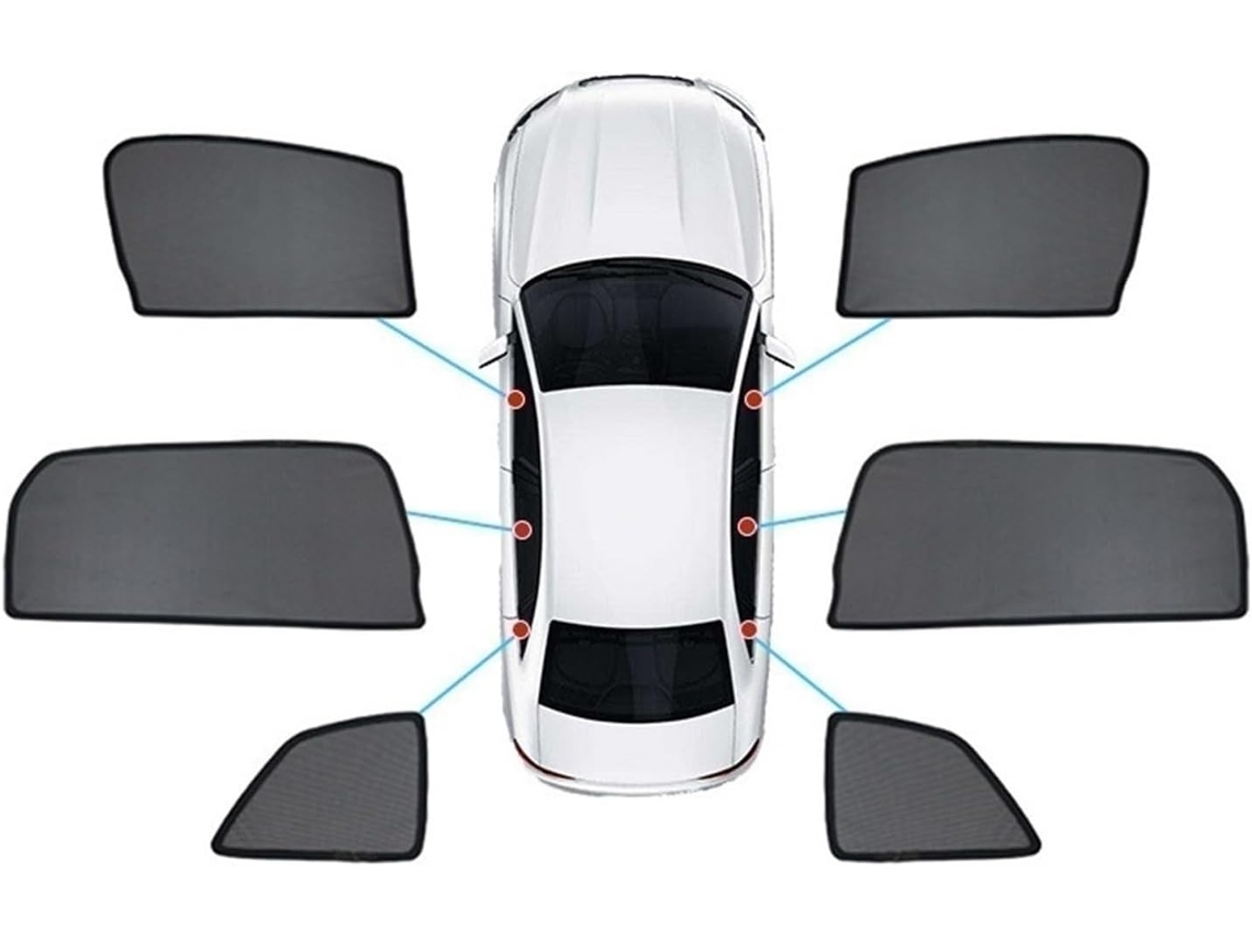 Tapete Automotivo para os Vidros Dianteiros e Traseiros do Renault Koleos 2017 2024 Proteção Proteção Fácil de