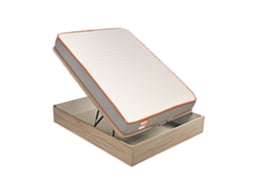 Pack WHAT THE SLEEP Sommier Glaciar + Colchão Espuma Soul (90 x 190 - 50 Cm de Altura)