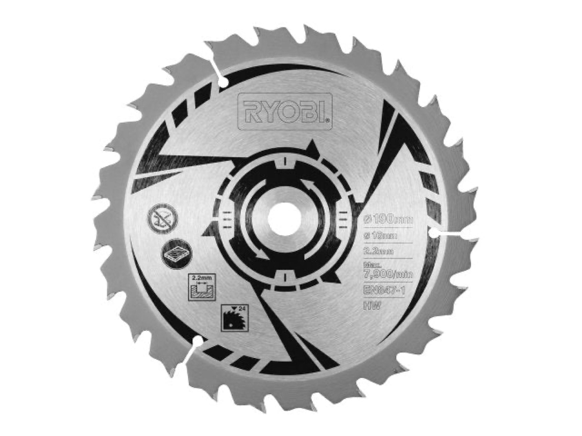 Folha para Serra Circular INDOOSTRIAL Ryobi CSB170A1  (190mm)