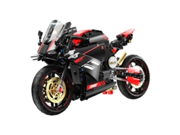 Kit De Construção De Motocicleta De Corrida De Alta Velocidade Em Escala 18 Com 426 Peças. Mdug