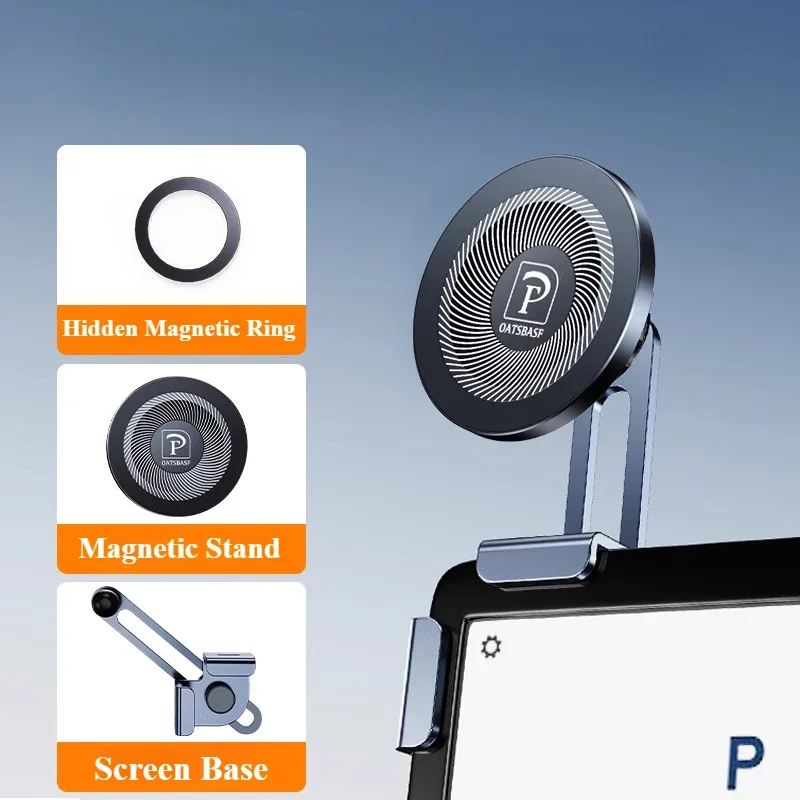 Suporte Magnético Para Celular Hipacool Para Tela De Carro, Compatível Com Tesla Model 3 Highland Y, Com Base Integrada.