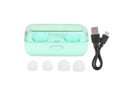 Fones De Ouvido Intra Auriculares Estéreo Sem Fio Bluetooth Xg21 Tws 5.0 Com Display Digital, Fones De Ouvido Esportivos, Verde Ly Ebike