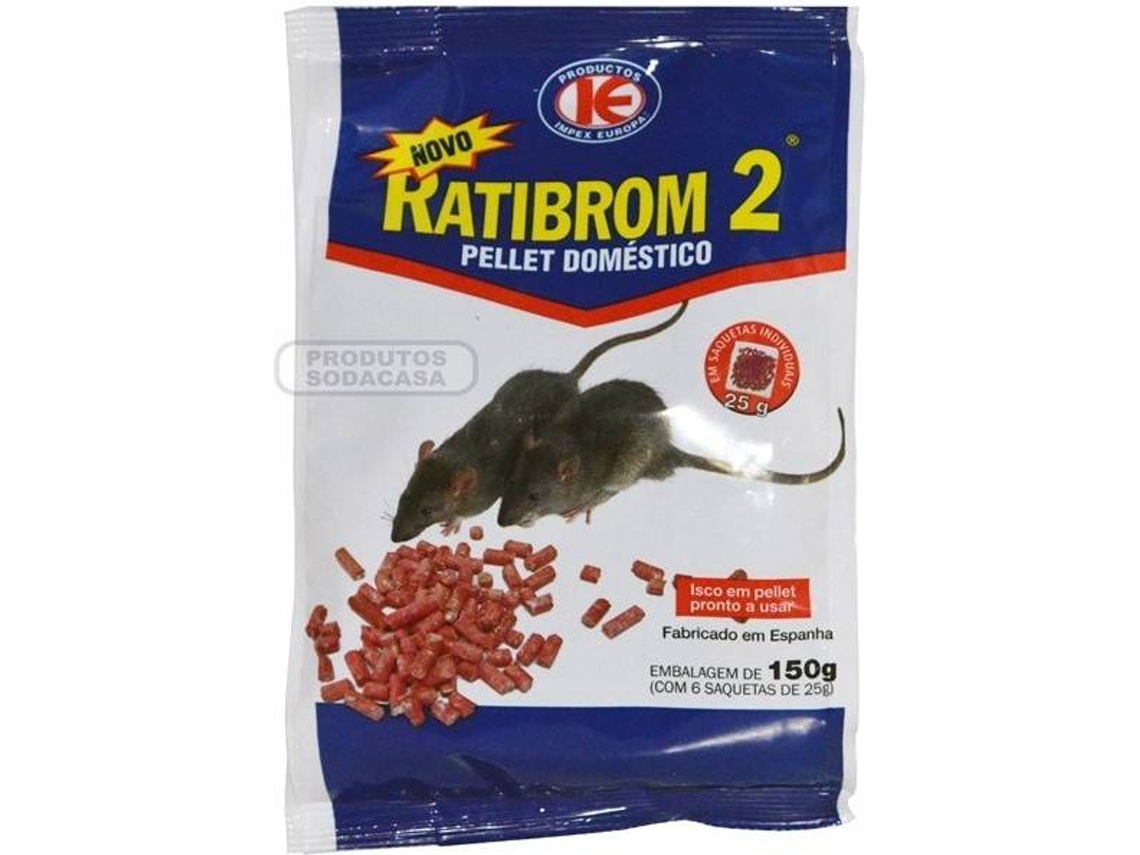 Raticida RATIBROM 2 Pellets (150gr)