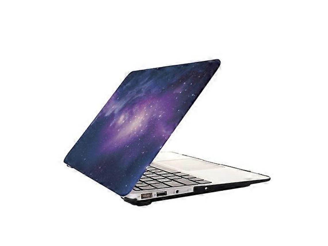 Capa Protetora Para Macbook Air 13,3 Polegadas Com Estampa De Céu Estrelado E Decalques Aquáticos Para Laptop Apple Aquaforge (azul)