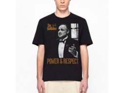 Rockinstone Godfather Power Respect Black Adult T-shirt Size:l