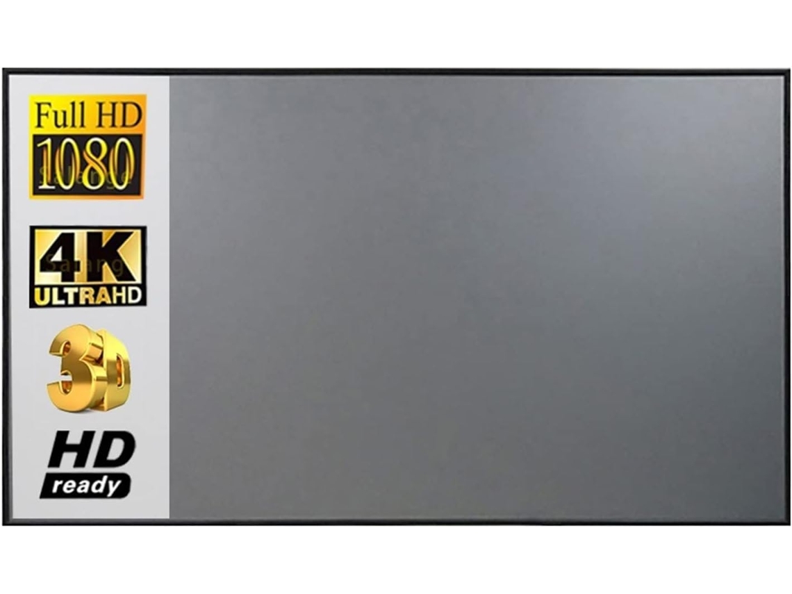 Tela de Projeção 120 Polegadas Hd Antirreflexo Portátil