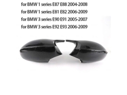 Capota de Espelho Retrovisor M Style para Bmw E90 E91 E92 E93 E81 E87 E82 2004 2009 em Abs