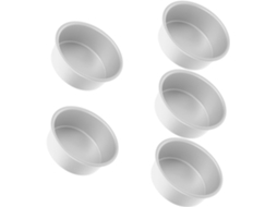 Conjunto de 5 peças Alasum em alumínio anodizado para pinos de boliche redondos.