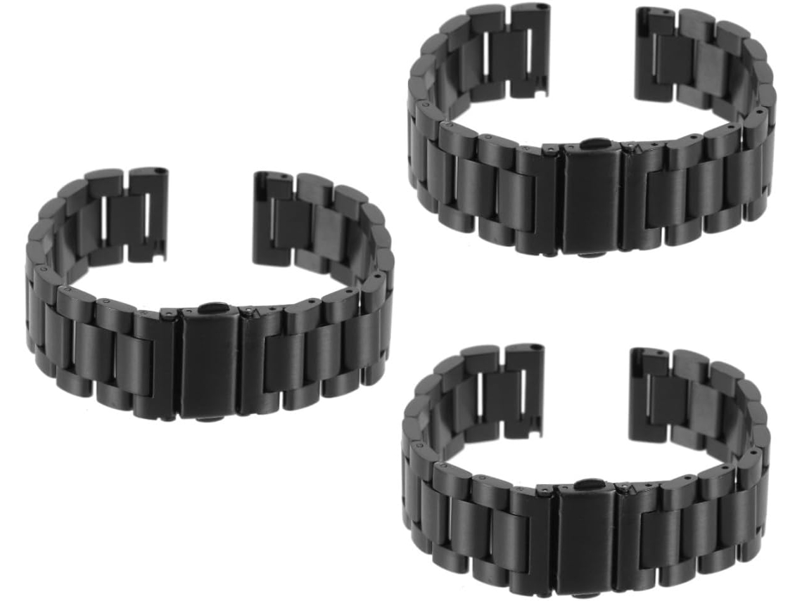 Conjunto De 3 Pulseiras Aço Inoxidável Para Relógio Inteligente,