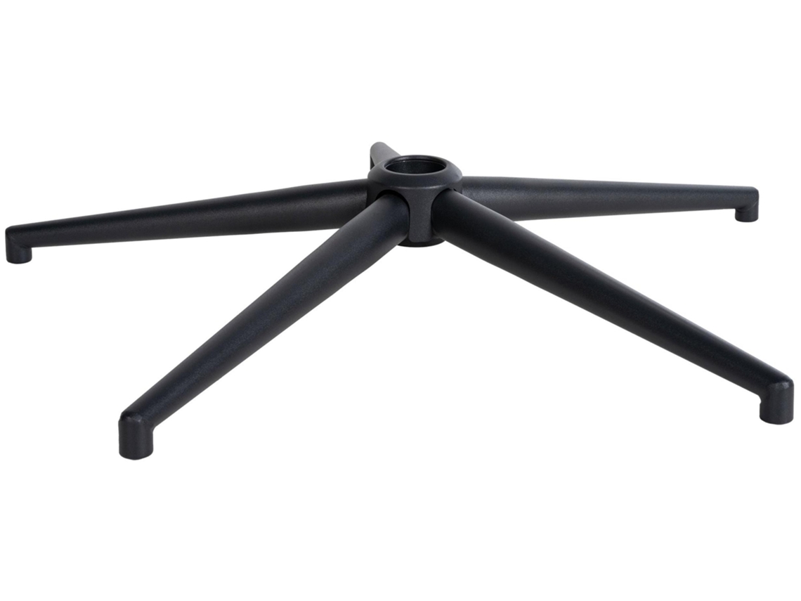 Base Quadrada Preta Preto 70 Cm