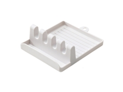 Eyf suporte Multifuncional para Utensílios Colheres Espátulas e Tampas de Panelas Branco