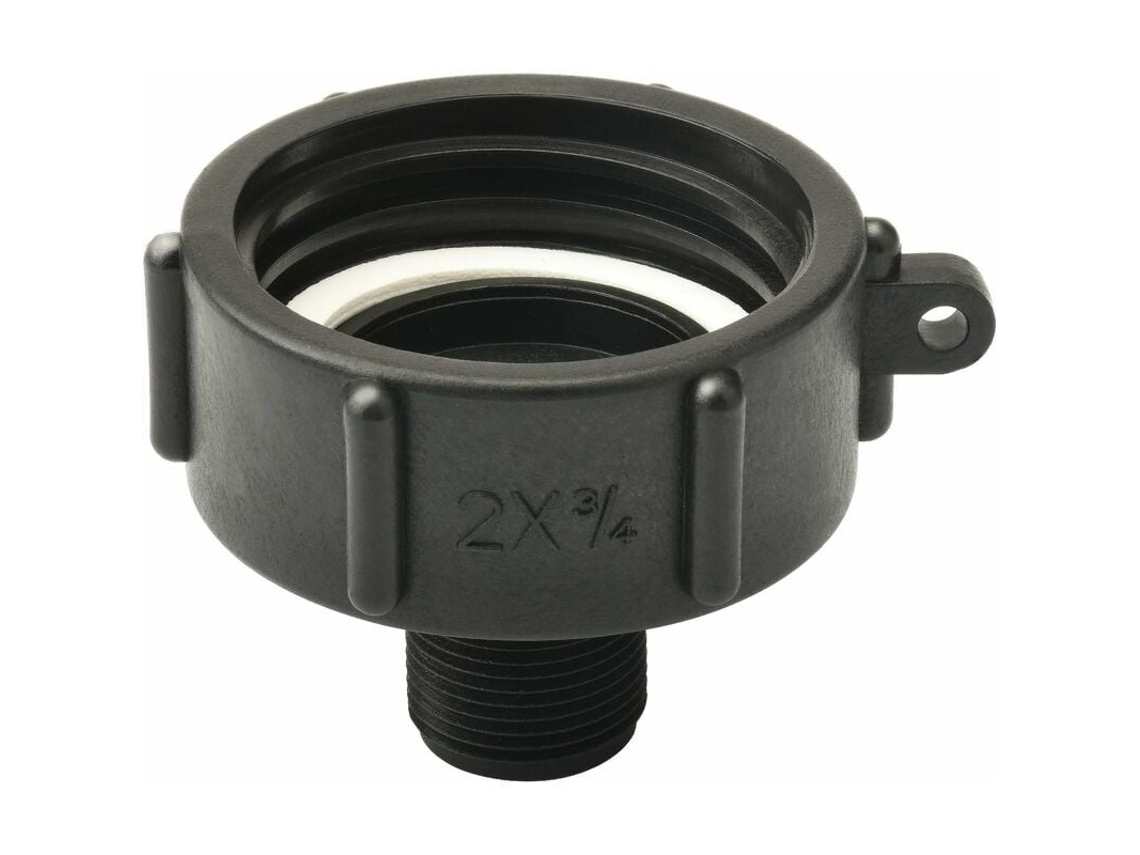 Adaptador Ibc S60 Com Conexão De Rosca Para Tanque Água 2 Polegadas 3/4 Polegada Aquaforge (1 Unidade)