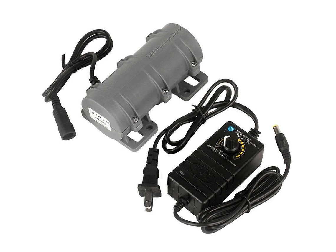 Mini Motor Vibratório Portátil 24v 3800rpm 10w Para Sistemas De Alerta, Camas De Massagem, Vibrador Com Regulagem De Velocidade, Plugue Americano