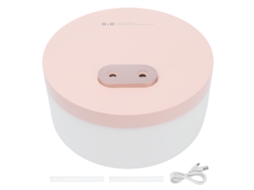 Difusor umidificador USB de 1000ml, silencioso, rosa LAXISCREED