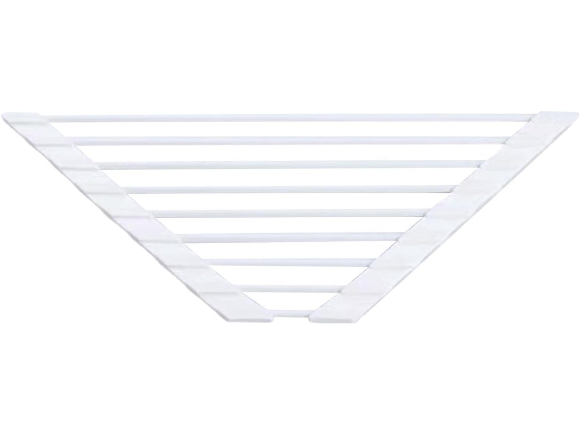 Suporte genérico para esponja Pia | Tapete triangular dobrável para cortinas, ideal para apartamentos, quartos e residências.