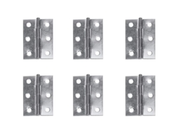 2026-cerniere Per Mobili 10pcs Acciaio Inox 31*45mm Per Finestre Armadi Connettori Argento