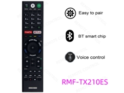 Controlo Remoto De Voz Para Televisão Compatível Com Sony Rmf-tx210es
