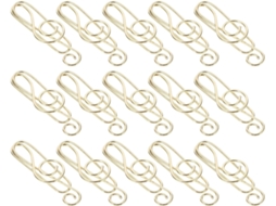 Conjunto De 50-clips Metálicos Beavorty Para Marcar Livros E Documentos Escolares, Com Design De Notas Musicais, Ideais